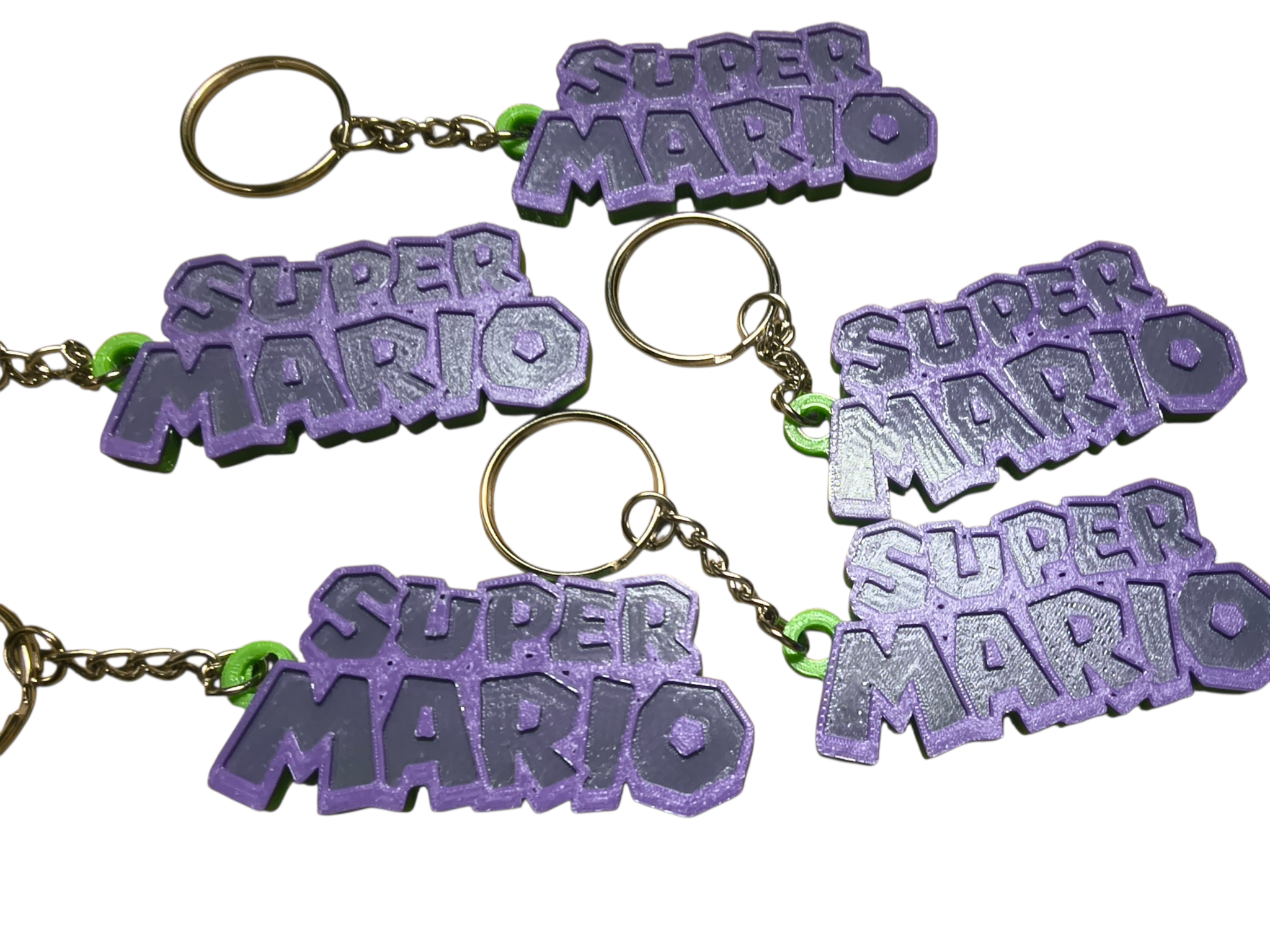 3D Printed Super Mario Key Chains