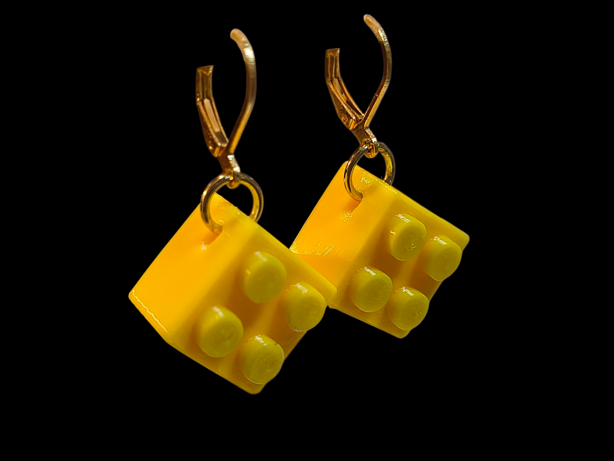 3D Printed Lego Earrings