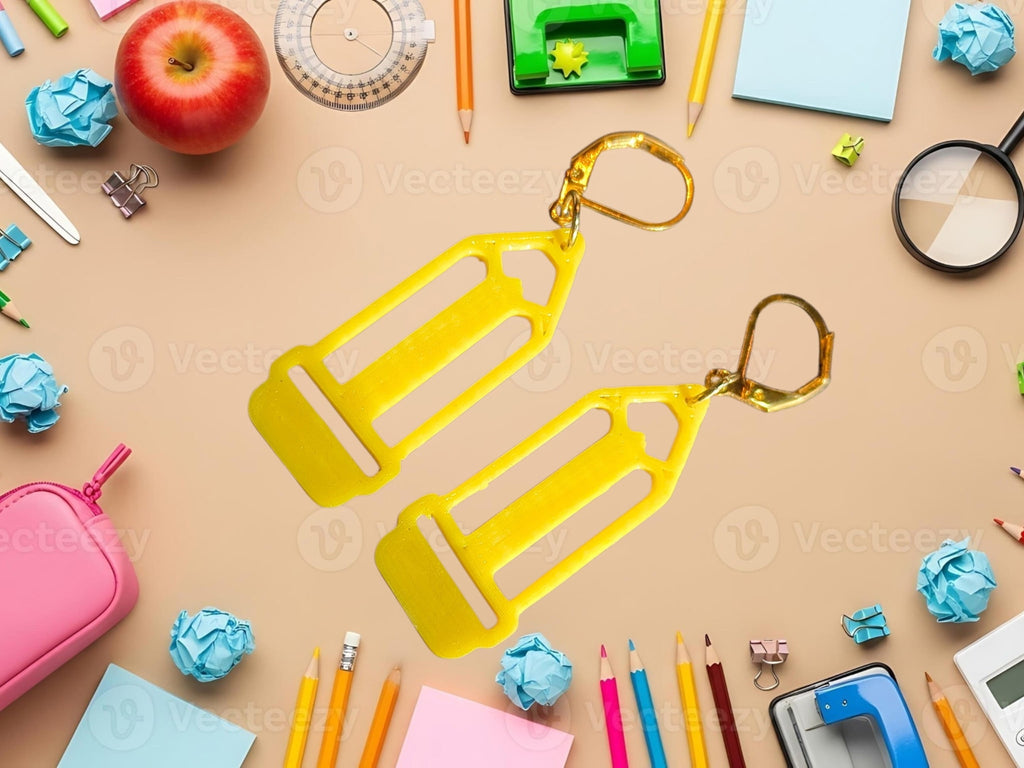 3D Printed Crayon Earrings