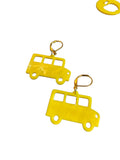 3D Printed School Bus Earrings
