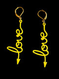 3D Printed Love Earrings