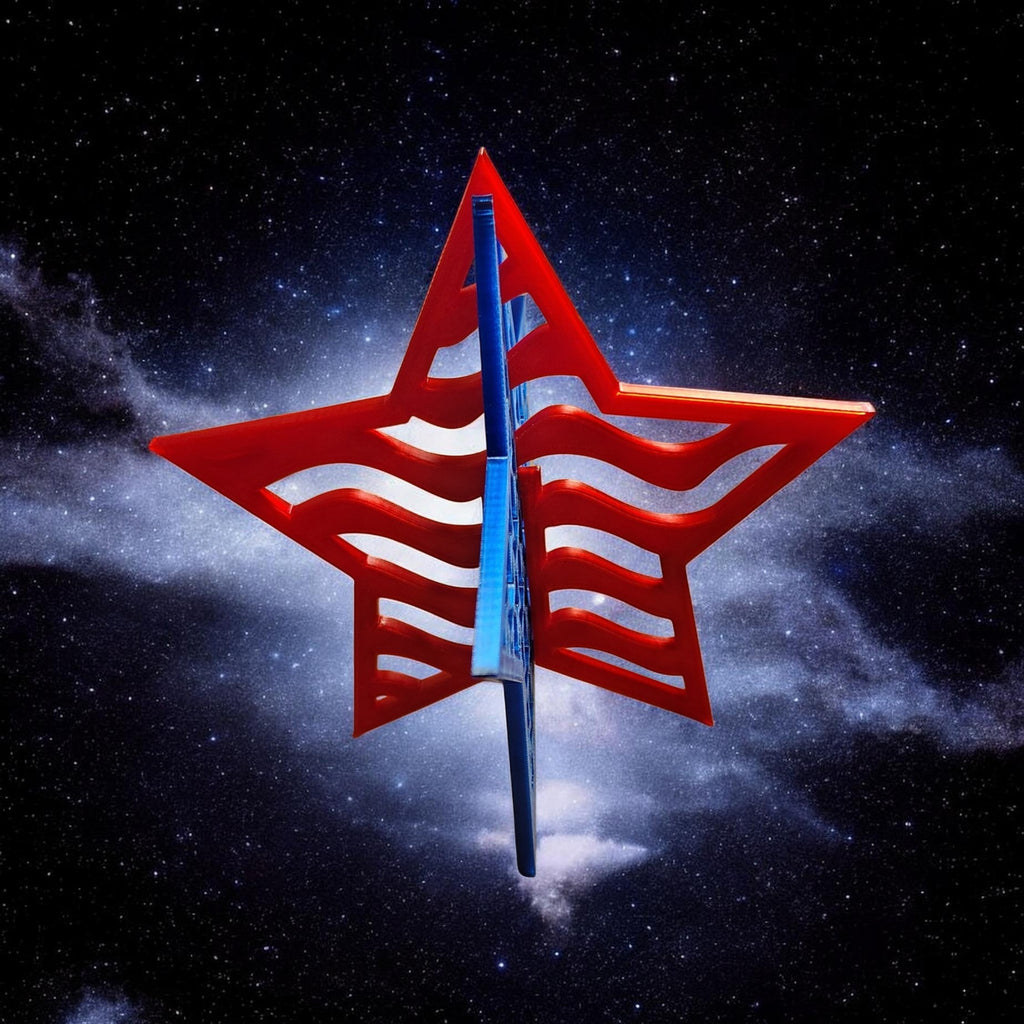 3D Printed Table Top U.S.A Star