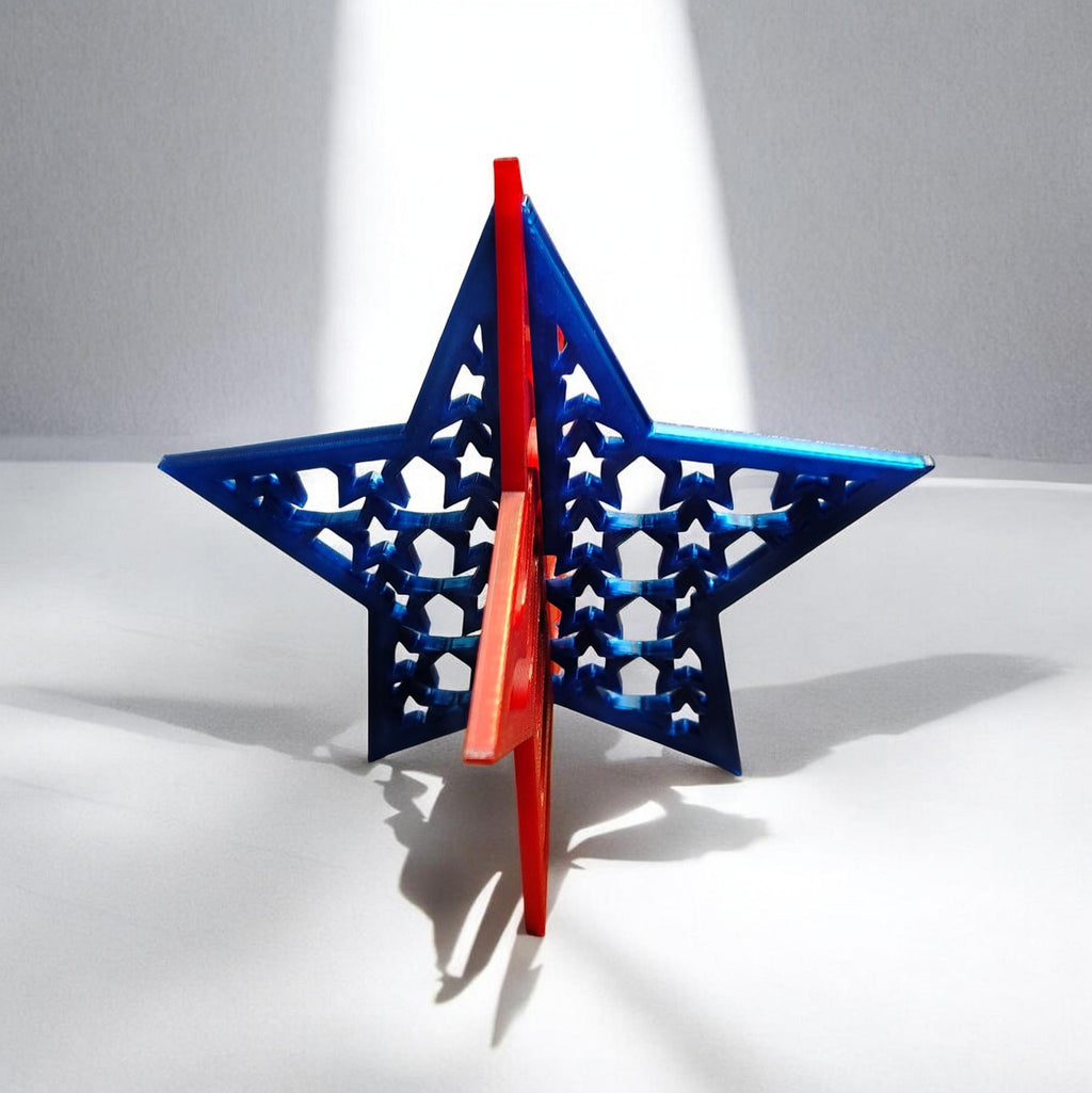 3D Printed Table Top U.S.A Star