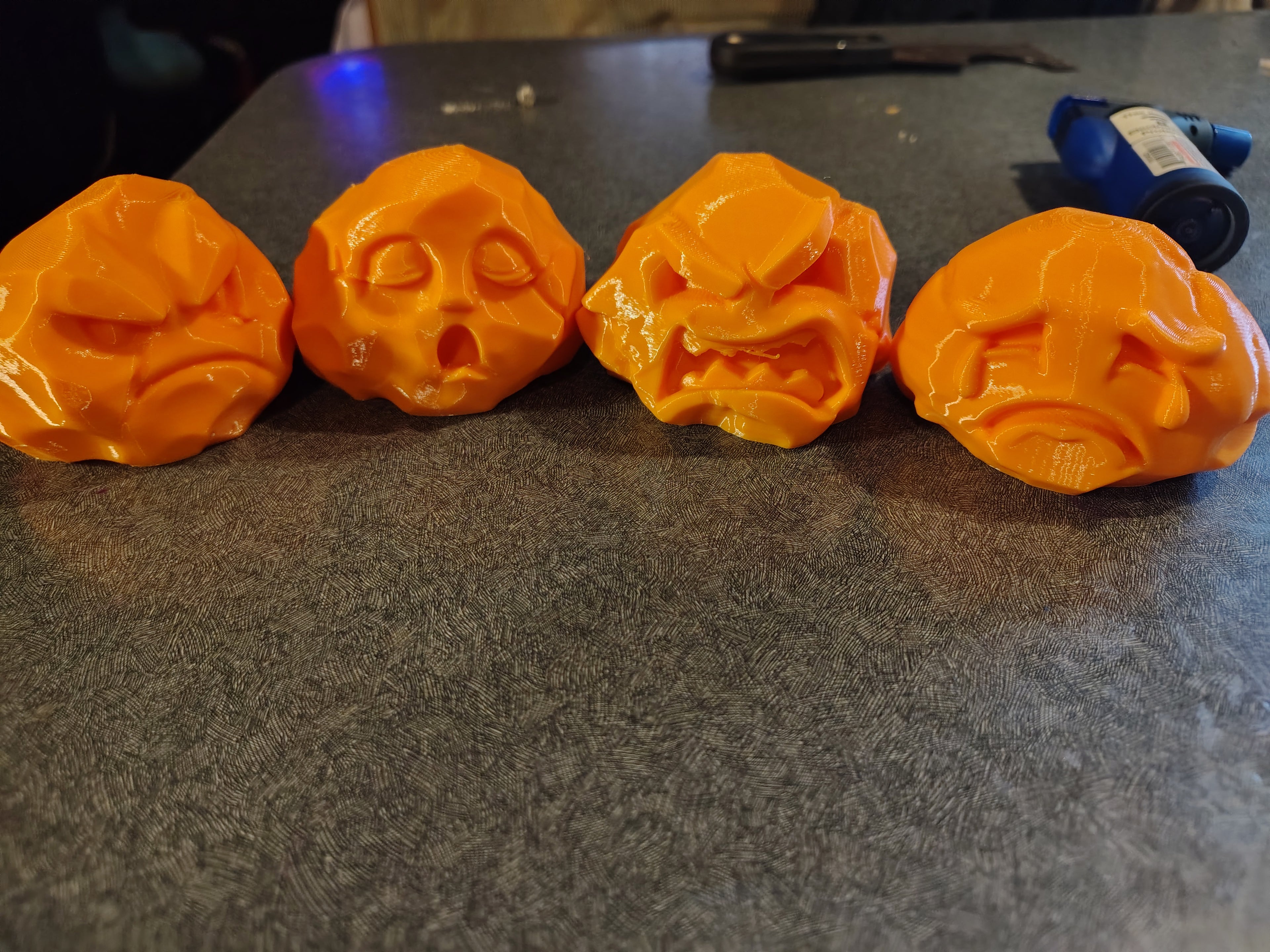 3D Printed Grumpy Rocks