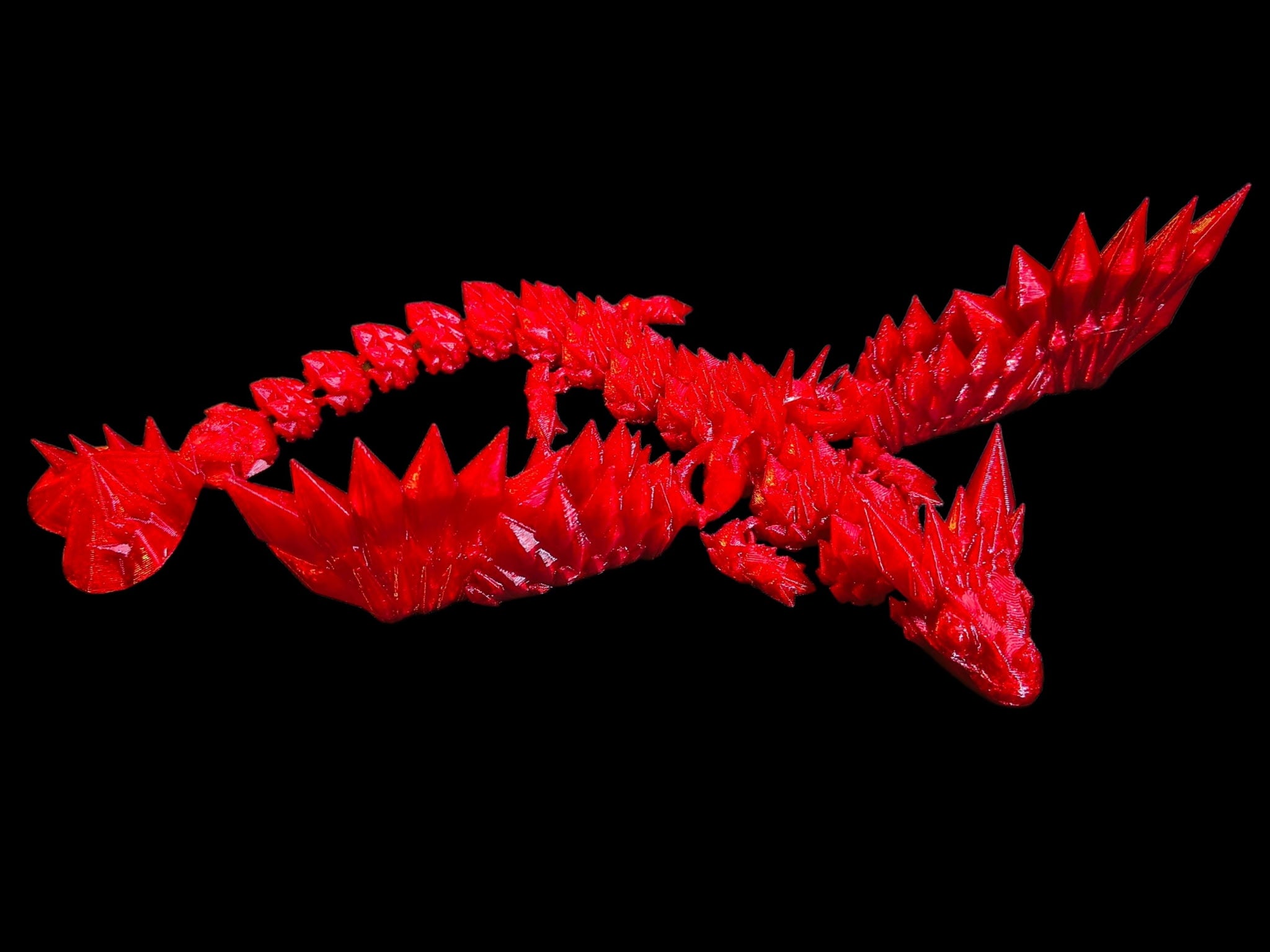 3D Printed Crystal Dragon