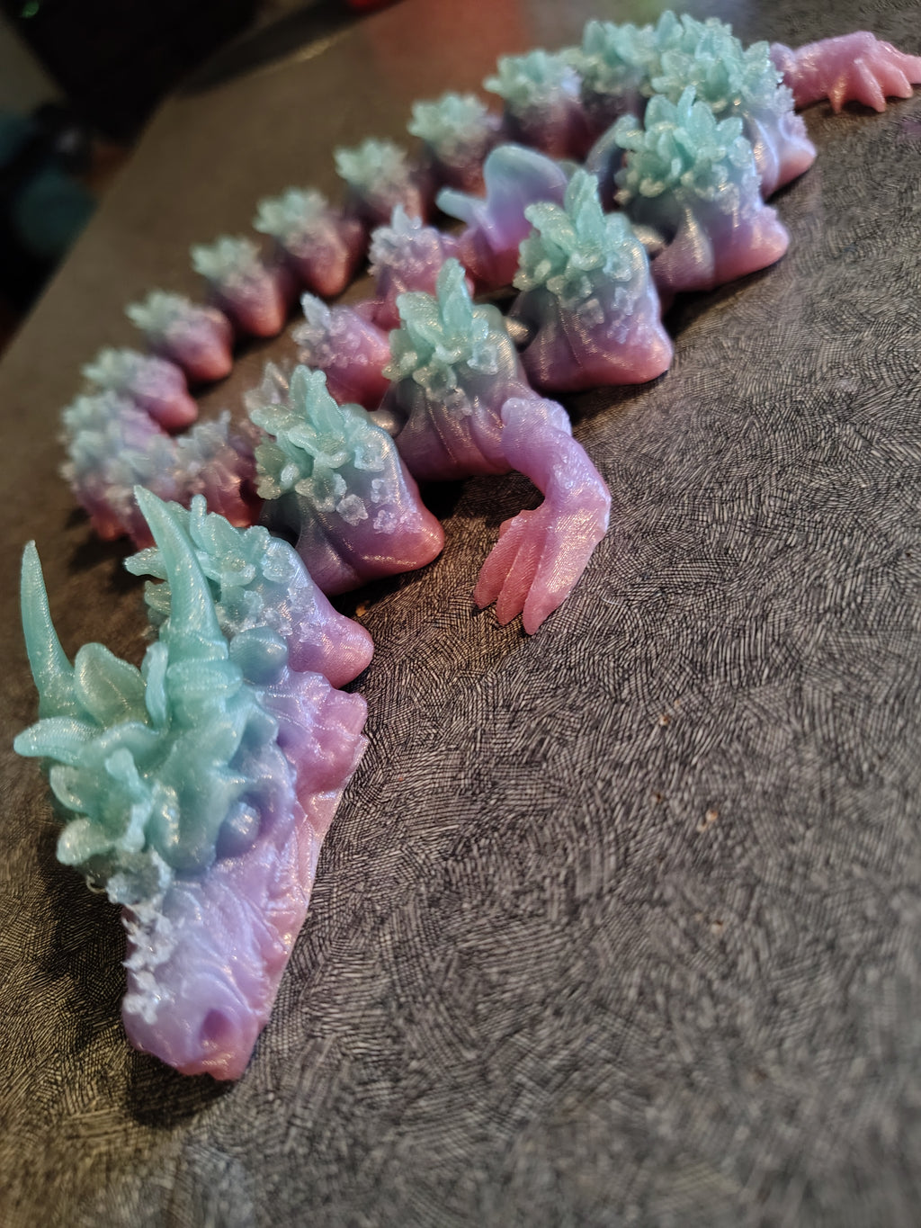 3D Printed Flexi Rainbow Dragon