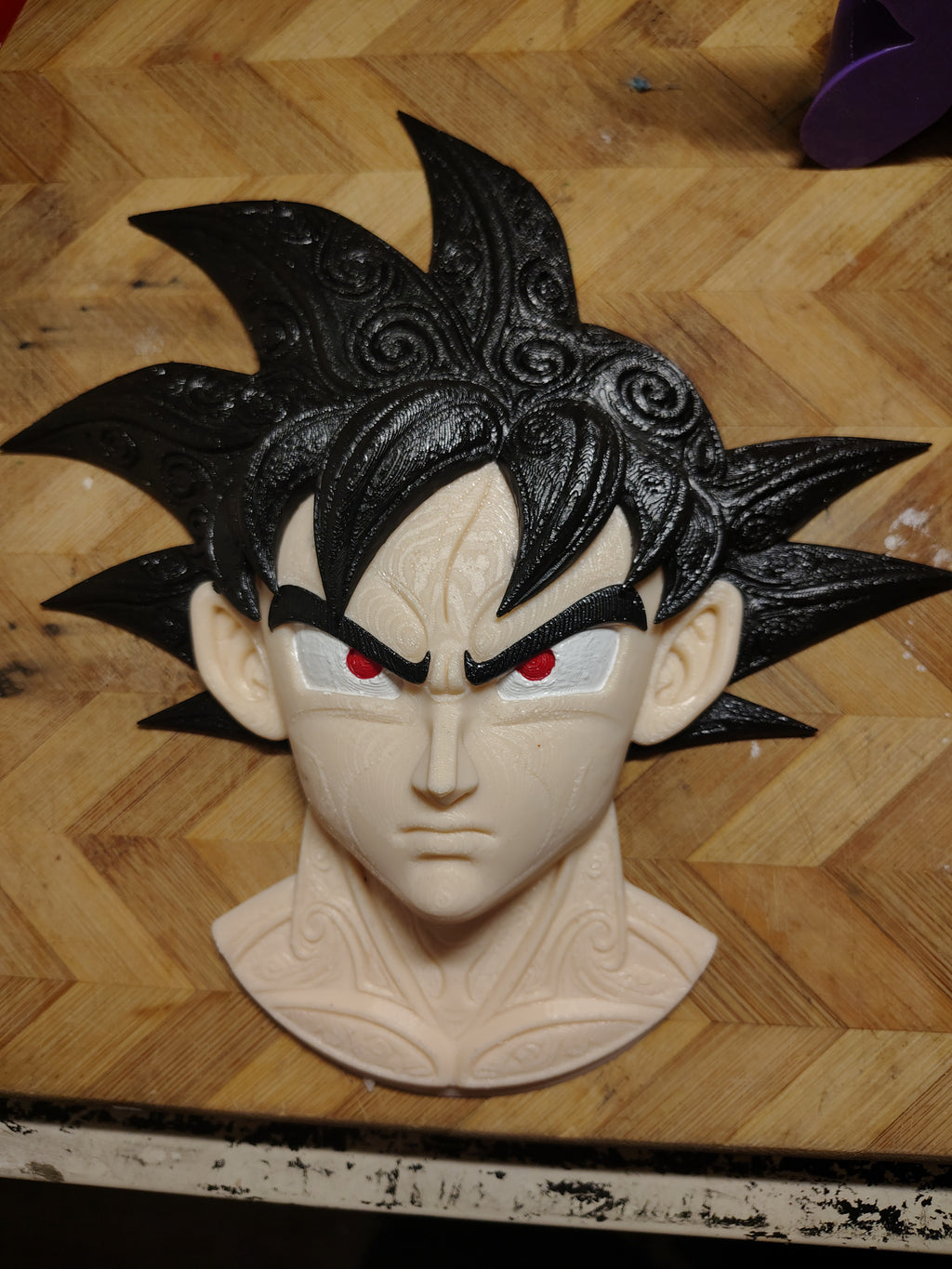 3D Printed Goku Wall Hang