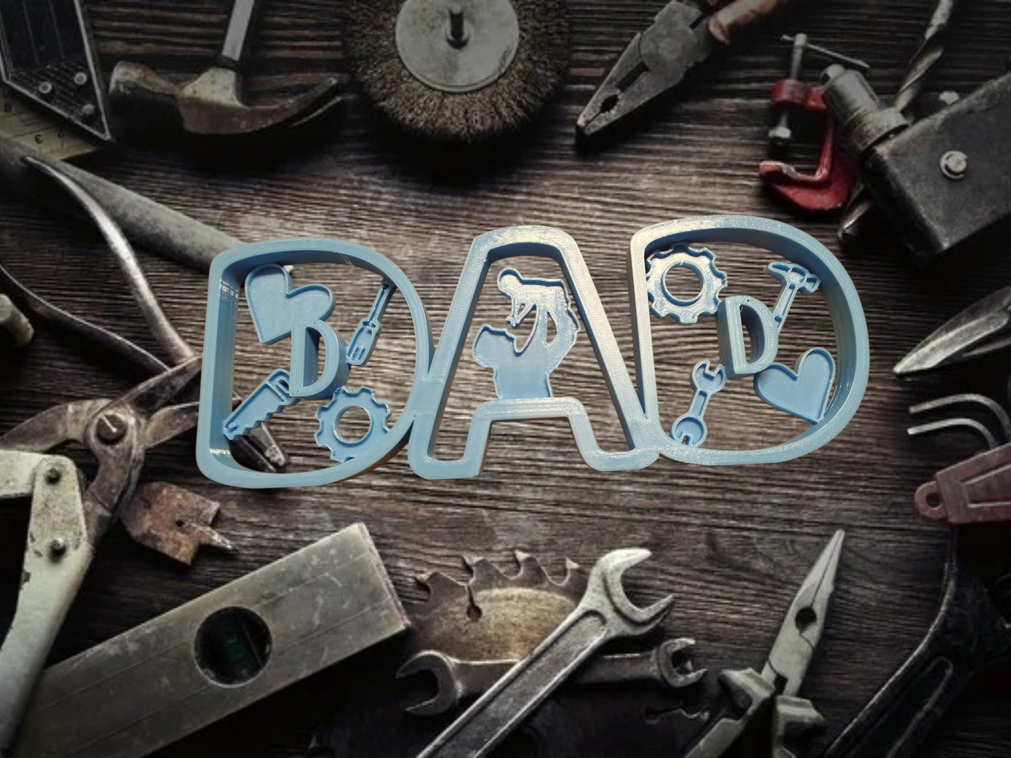3D Printed Dad Wall Hang
