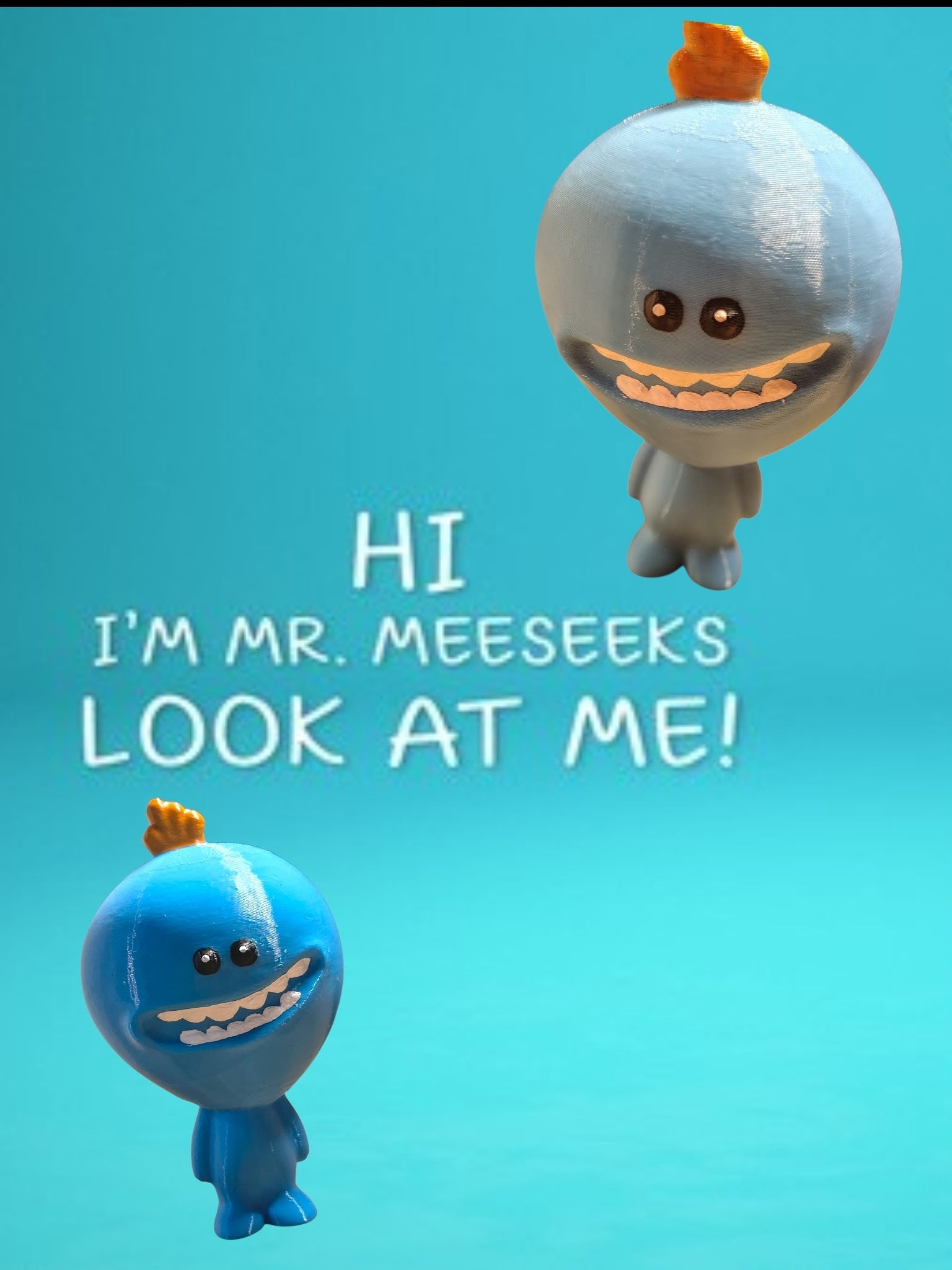 3D Printed Mr. Meeseeks