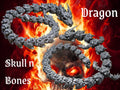 3D Printed Skull n Bones Dragon Flexi