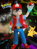 3D Printed Hand Painted Ash Ketchum