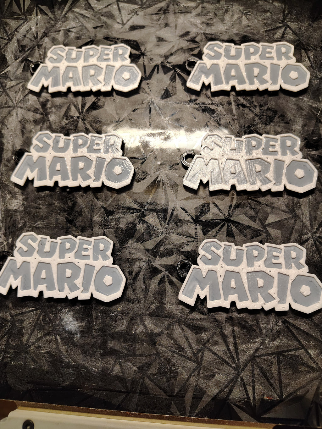 3D Printed Super Mario Key Chains
