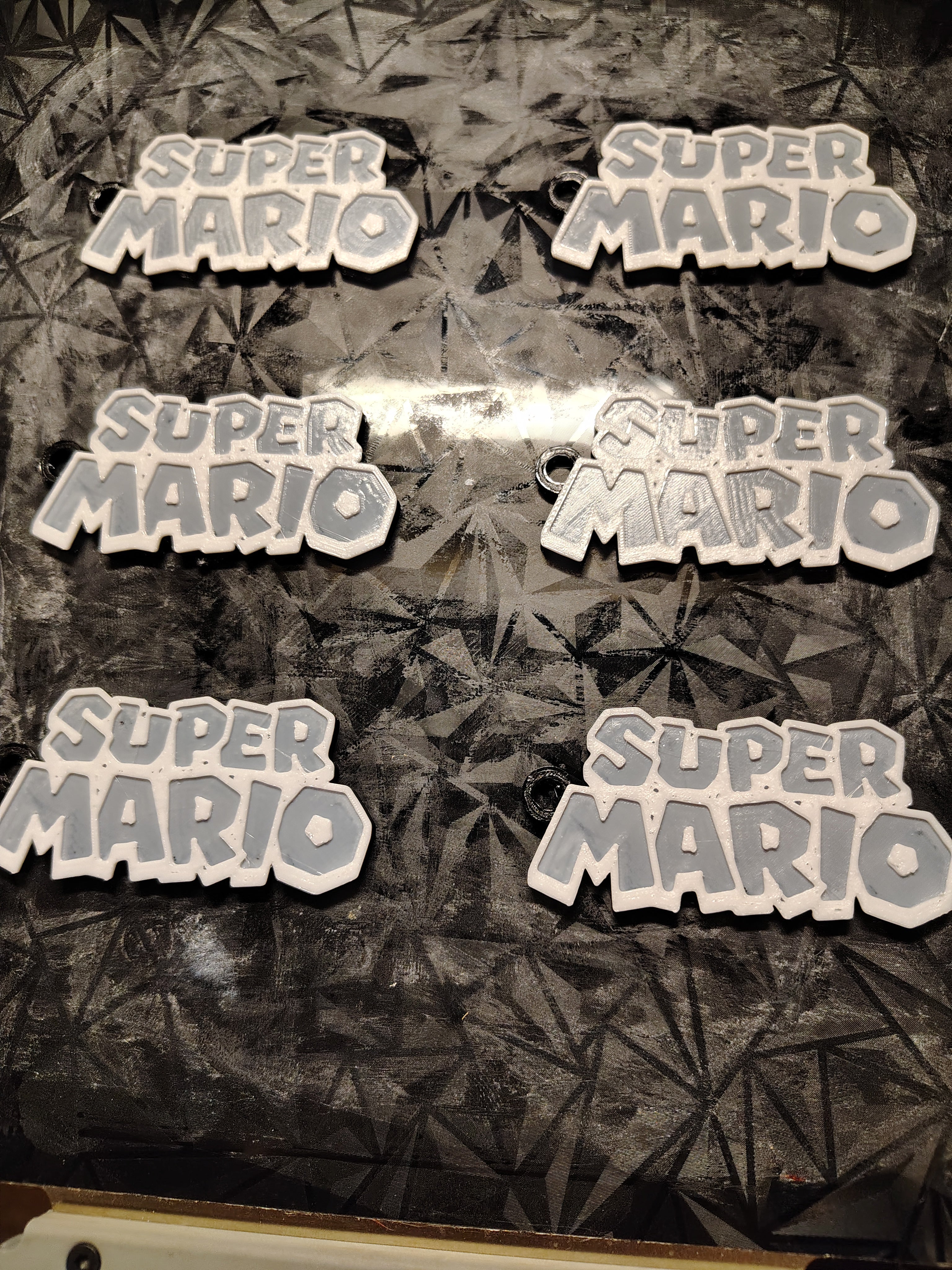 3D Printed Super Mario Key Chains